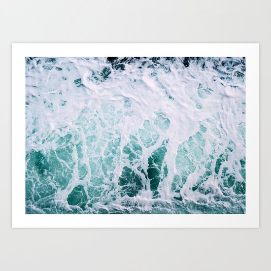 Ocean Splash III Art Print