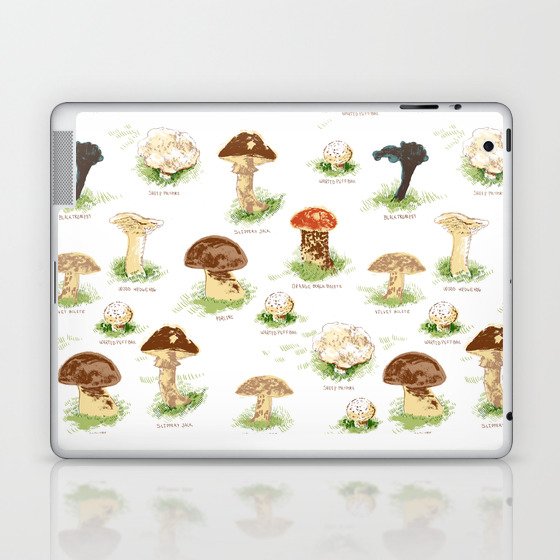 Edible Mushrooms Laptop & iPad Skin