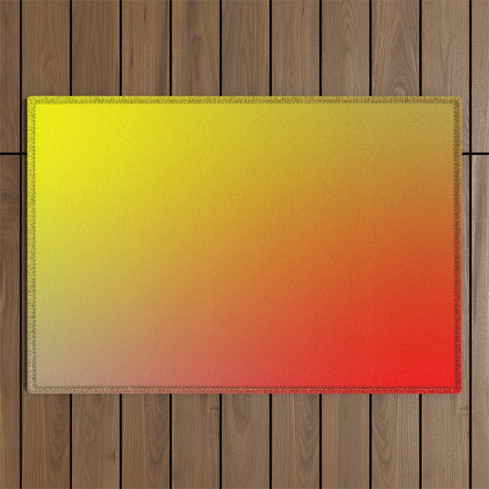 76 Rainbow Gradient Colour Palette 220506 Aura Ombre Valourine Digital Minimalist Art Outdoor Rug