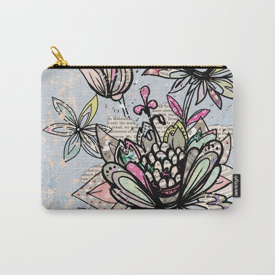 Paper Flowers #4 Carry-All Pouch