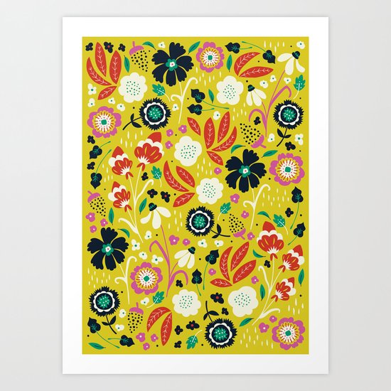 Flourishing Florals Art Print