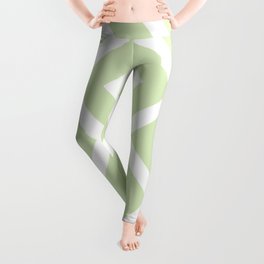 Mint Green Diamond Pastel Color Pattern Leggings
