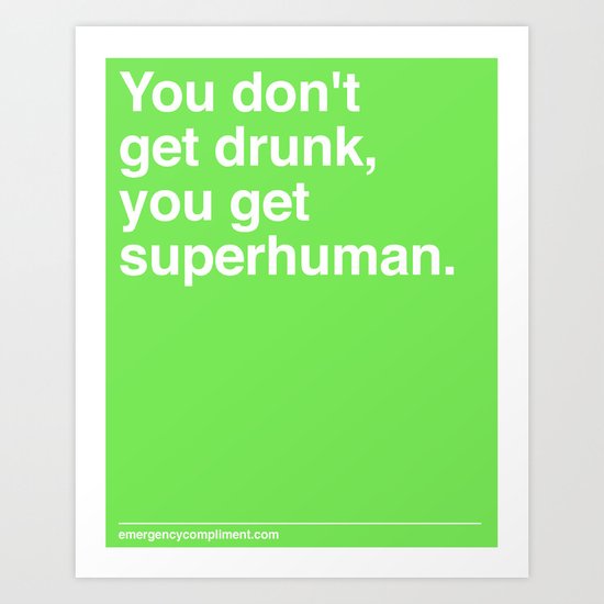 Superhuman Art Print