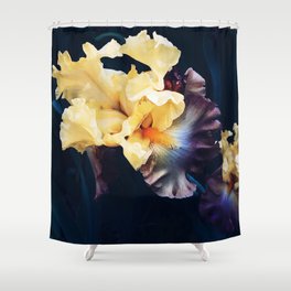 Golden Iris Shower Curtain