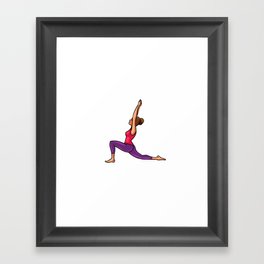 Gymnastic Tumbling Athletes Coach Gymnast Framed Art Print