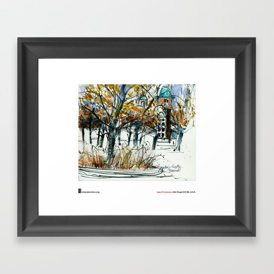 Laura Frankstone, "Rosenborg Castle Grounds, Copenhagen" Framed Art Print