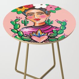 Mi Vida Frida Peach Side Table