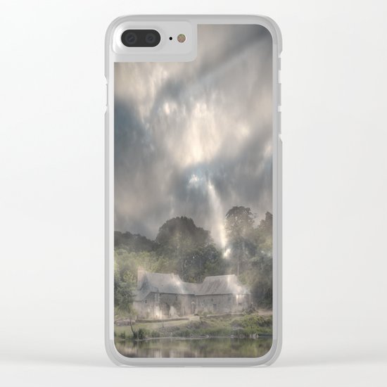 She Emerged From the Gloom Clear iPhone Case
