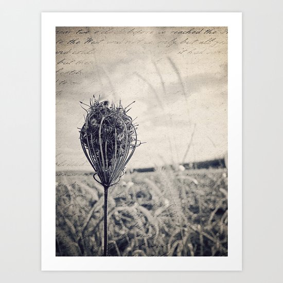 soliloquy {bw Art Print