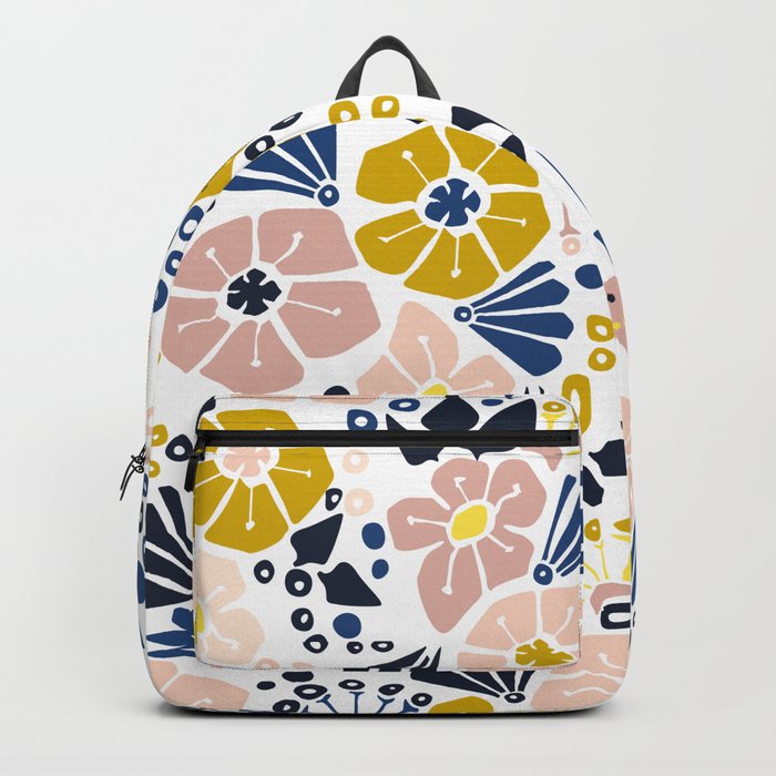 Wellness garden – florals matching to design for a happy life Backpack