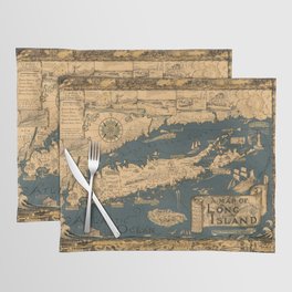 Map of Long Island Placemat