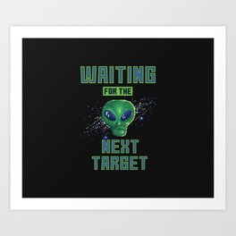 Imminent Alien Invasion Art Print