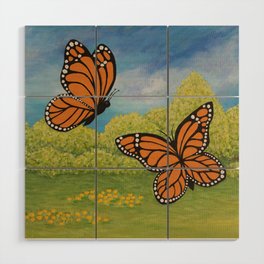 Butterflies Wood Wall Art
