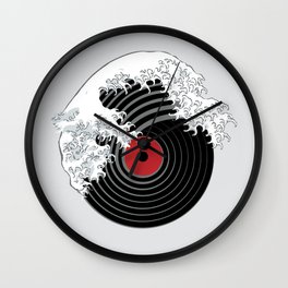 The Great Wave of Music DJ Vinyl Record Turntable Hokusai Wall Clock | Analogcdcasette, Minimalistvinyl, Smartsophisticated, Surfersurfinglover, Classicalartremake, Artistichipster, Instrumentplay, Songwriterclassical, Popcultureartsy, Boldminimalism 