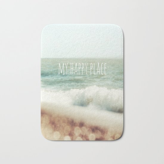 Beach - My Happy Place Bath Mat