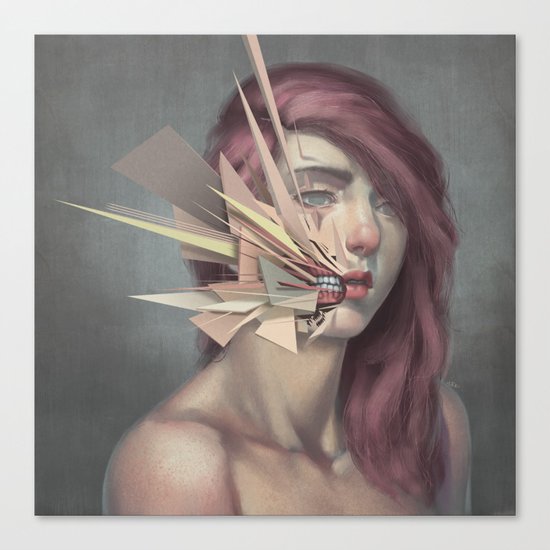 Vertices 02 Canvas Print