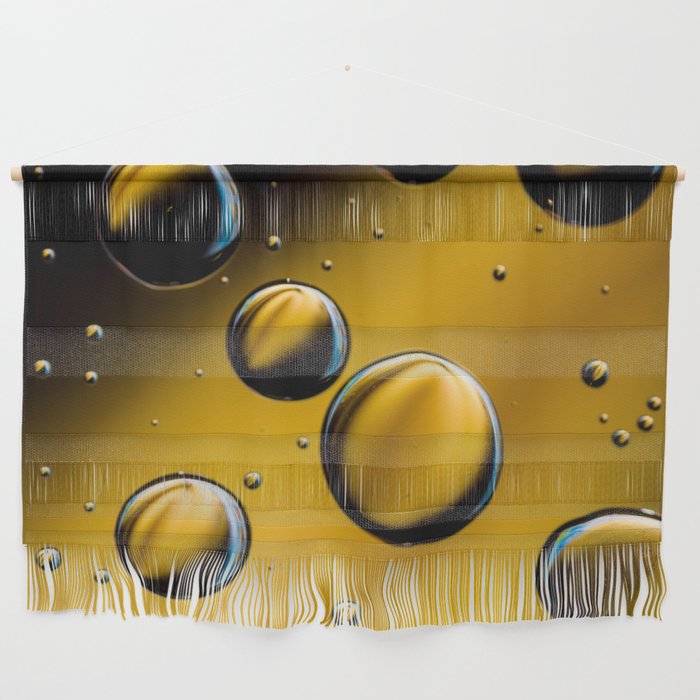 Yellow Bubbles Wall Hanging