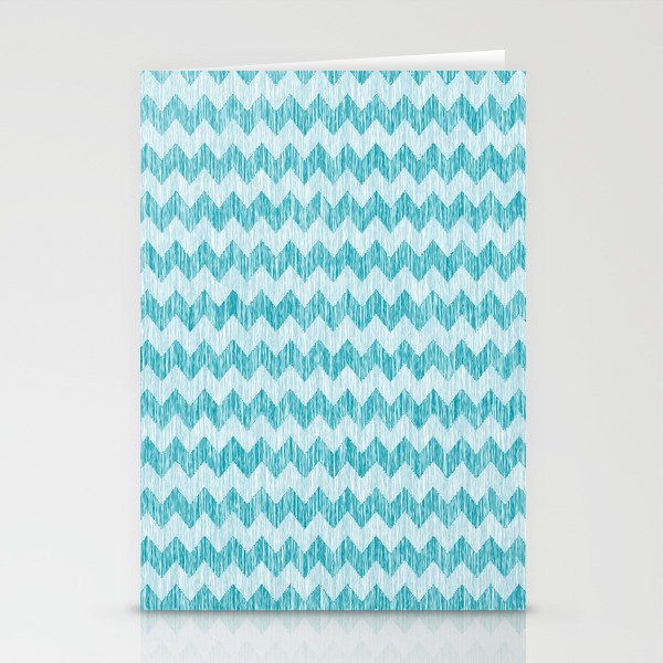 Scribble Chevron Stationery Cards
