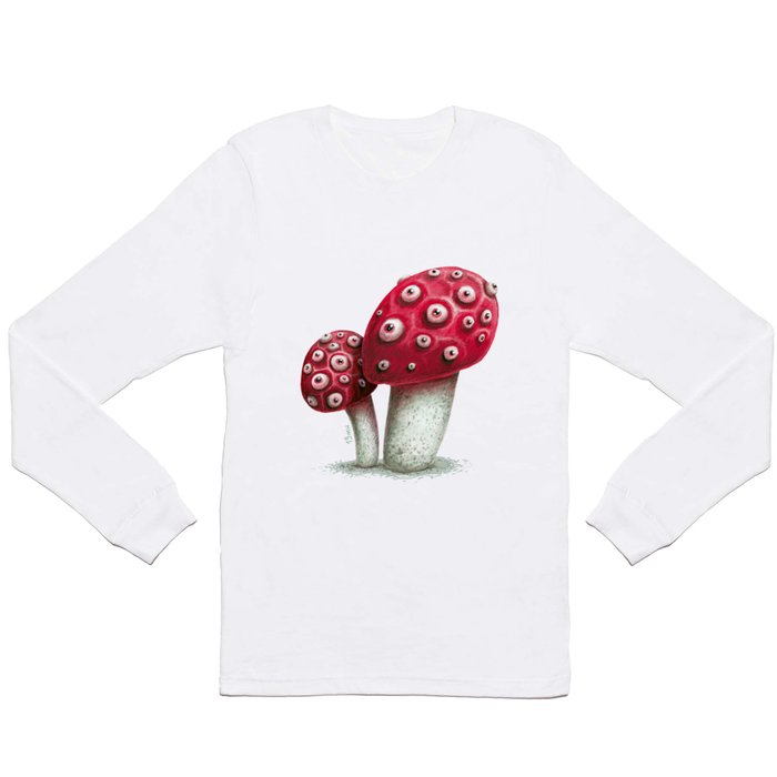 Mushroom Amanita Long Sleeve T Shirt