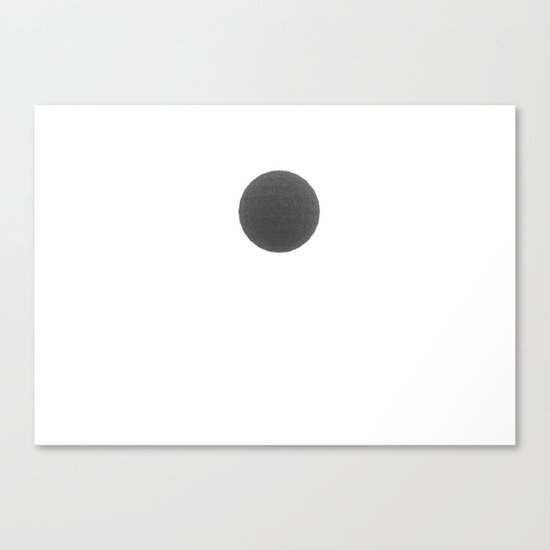 Black sphere Canvas Print