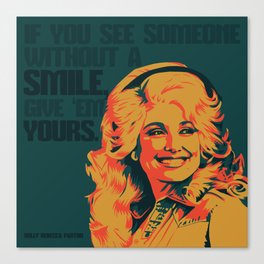 Dolly Parton Canvas Print