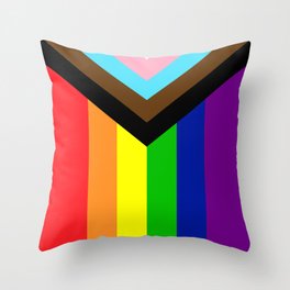 Multicolor SimpliPiBa Transgender Llama Trans Pride Month LGBT Equality Support Throw Pillow 16x16 