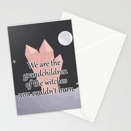 Witches Not Burned Stationery Cards