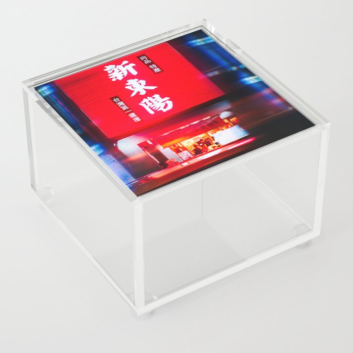 china town streets Acrylic Box