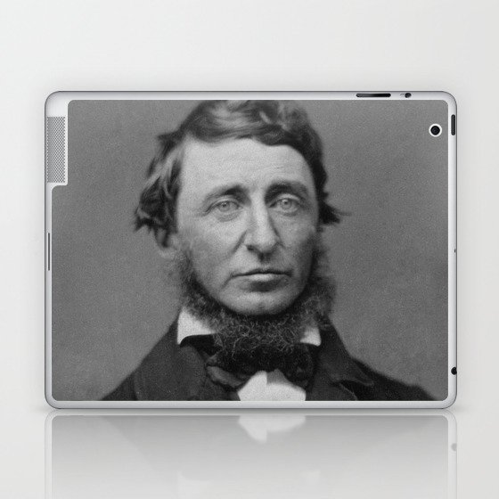 Benjamin Maxham - portrait of Henry David Thoreau Laptop & iPad Skin