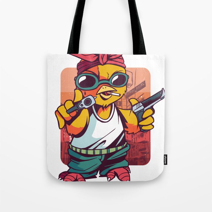 Gangster chick Tote Bag