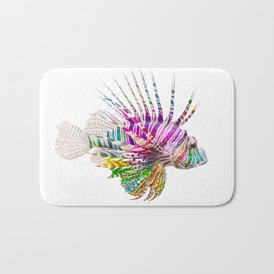 When I Dream of Lionfish Bath Mat