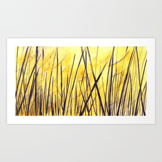 Juncos Art Print