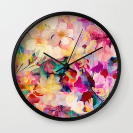 Spring/Summer Blooms 13  Wall Clock