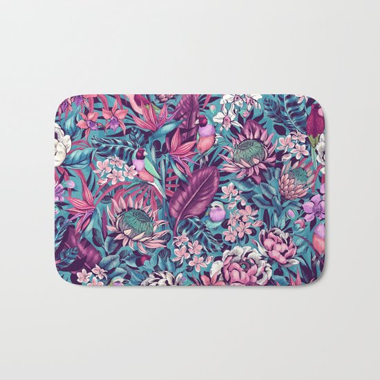 Stand Out! (electric blue) Bath Mat