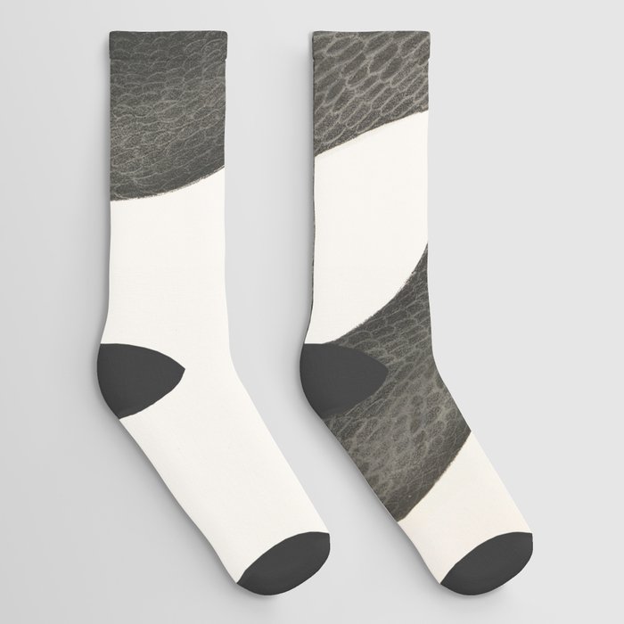 Black Cobra Capella (Naia tripudians) Socks