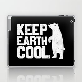 Keep Earth Cool Polar Bear Laptop Skin