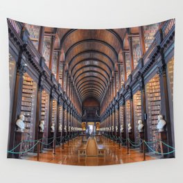The Long Room at Trinity College Wall Tapestry