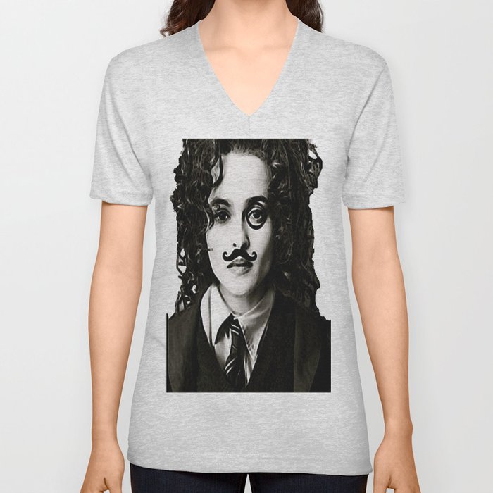 Helena Bonham... Chaplin? V Neck T Shirt