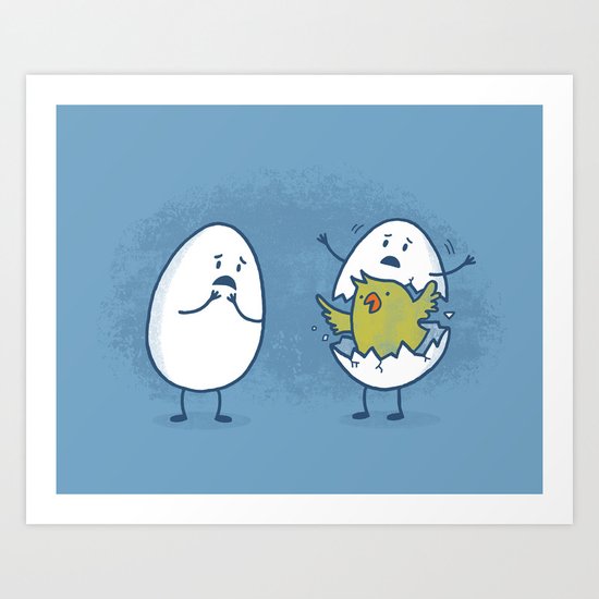 EGGsplosion! Art Print