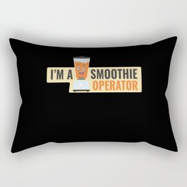 I Am A Smoothie Operator Fruity Rectangular Pillow