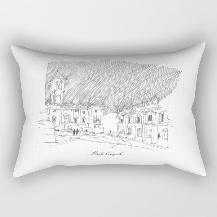 Michelangelo Rectangular Pillow