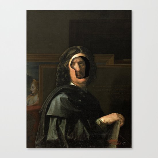 The Man behind Canvas Print