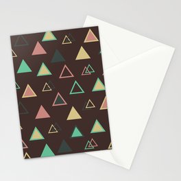 Lovely Triangles  Stationery Card