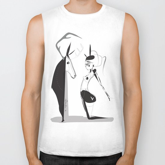 Lonely boy - Emilie Record Biker Tank