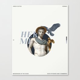 greek deities #12 - messenger of the gods Canvas Print