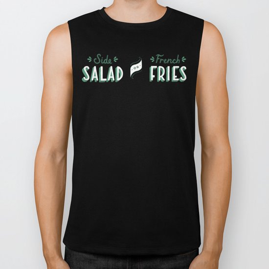 Side Salad or French Fries Biker Tank