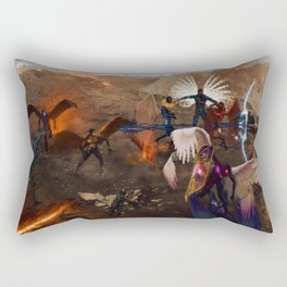 War in Heavens Rectangular Pillow