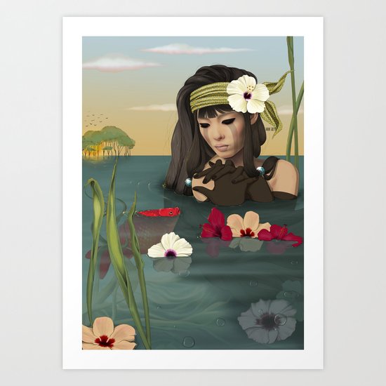 Sad Art Print