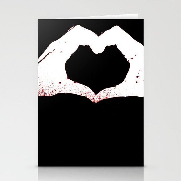 Heart in Hands Stationery Cards