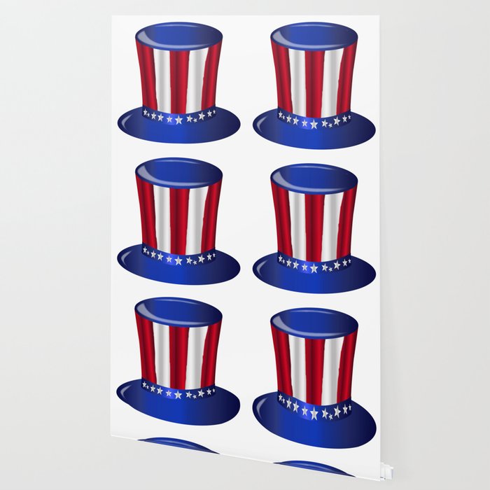 Uncle Sam Flag Hat Wallpaper By Homestead Society6